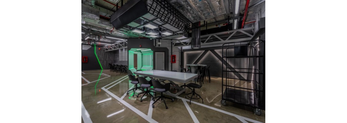 A sci-fi office design in Bangkok