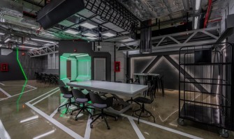 A sci-fi office design in Bangkok