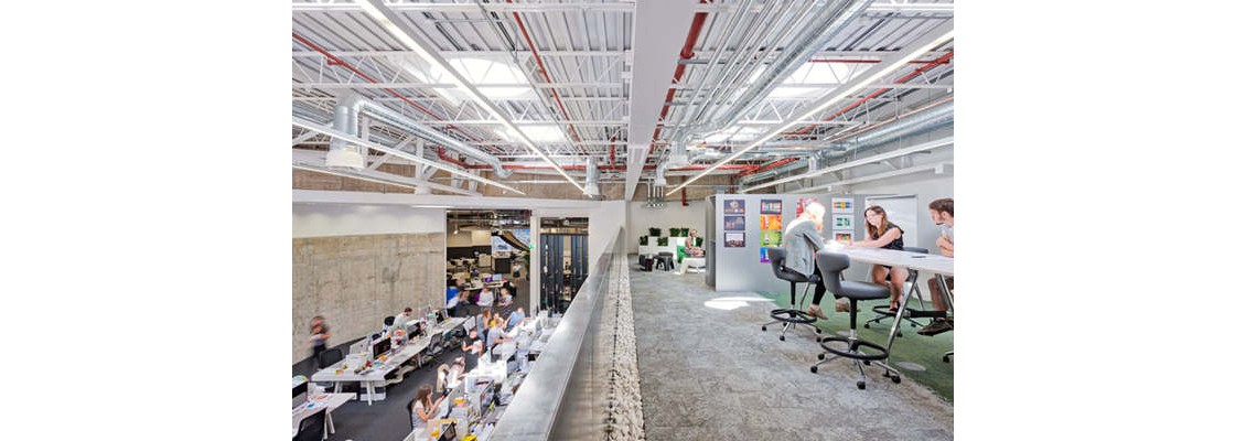 London's BrandOpus open office space design
