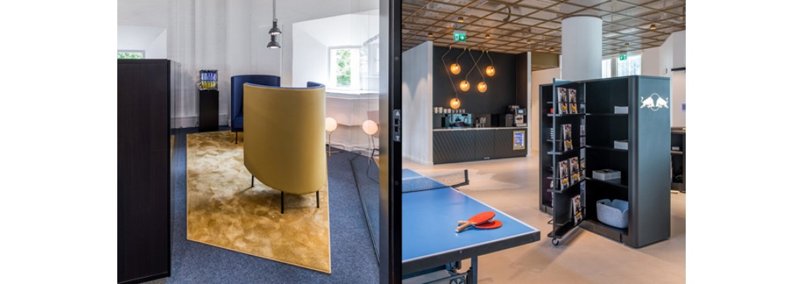Red Bull's Stockholm office design