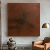 Red Misty Abstract Wall Art