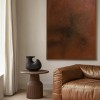 Red Misty Abstract Wall Art