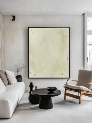 Light Green Garden Abstract Wall Art