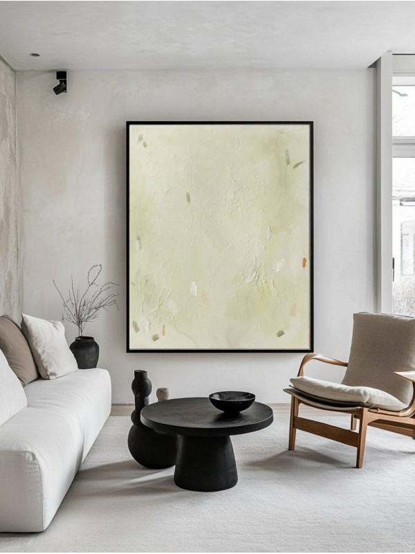 Light Green Garden Abstract Wall Art