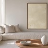 Beige Textured Cloudy Wall Art