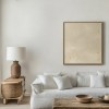 Beige Textured Cloudy Wall Art