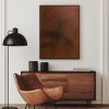 Red Misty Abstract Wall Art
