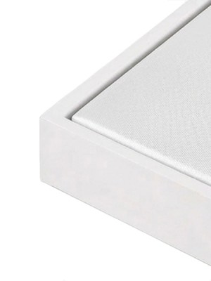 White Color - Wood Frame