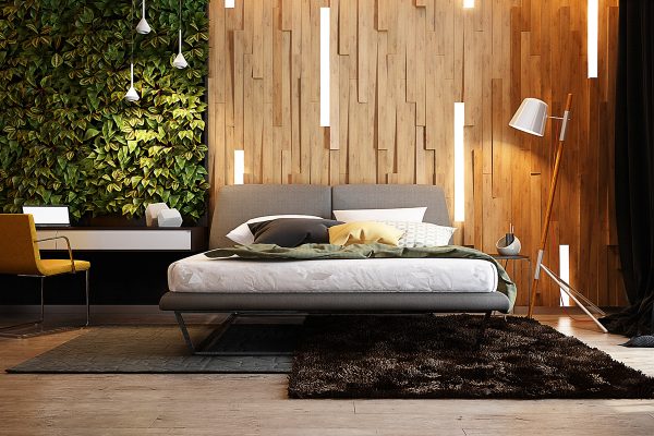 44 beautiful bedroom background wall designs